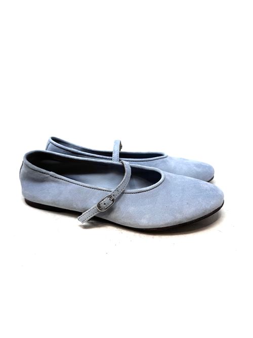 Ballerinas aus Wildleder mit Riemchen IL LACCIO | 5164SUEDEJEANS